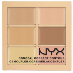 Палитра для контуринга и коррекции NYX Conceal Correct Contour Palette (6 оттенков) LIGHT (3CP01)