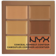 Палитра для контуринга и коррекции NYX Conceal Correct Contour Palette (6 оттенков) DEEP (3CP03)
