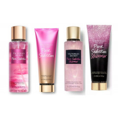 Perfume set Victoria's Secret consisting of two sprays and two body lotions Pure Seduction (2x250 ml and 2x236 ml)