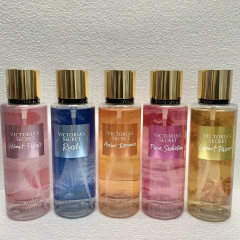Victoria's Secret set of five body mists: Velvet Petals, Rush, Amber Romance, Pure Seduction, Coconut Passion. 5x250 ml.