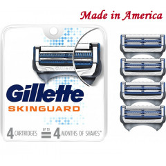 Змінні картриджі для гоління Gillette SkinGuard (4 шт) Вироблено в Америці