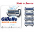 Gillette SkinGuard replacement cartridges (4 pieces) Made America