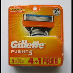 Змінні картриджі для бриття Gillette Fusion 5 (5 шт) Виготовлено в Америці