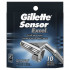 Gillette Sensor Excel 10 pack of replacement cartridges