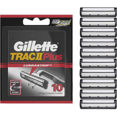 Замінні картриджі Gillette TRAC II Plus 10 шт