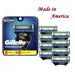 Gillette Fusion Proglide Power replacement cartridges (8 pcs) Made in America