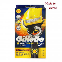 Бритва чоловіча Gillette Fusion Proshield Yellow Power (1 станок, 1 картридж, 1 батарейка)