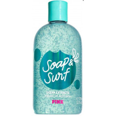 Гель-скраб для душа Victoria`s Secret PINK & Surf Ocean Extracts (355 мл) - Гель-скраб для душу Victoria`s Secret PINK Soap & Surf з екстрактами океану (355 мл)