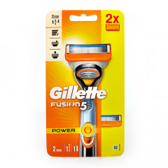 Бритва чоловіча Gillette Fusion5 Power (1 станок, 2 касетки, 1 батарейка)