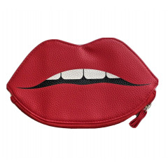 NYX Professional Makeup Lip Shaped red makeup pouch