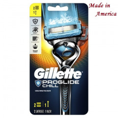 Бритва чоловіча Gillette ProGlide Chill (1 станок 2 картриджа) Виробництво Америка