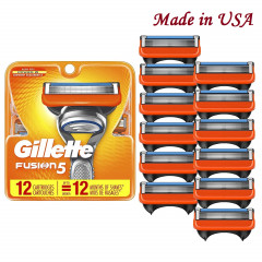 Змінні картриджі для бриття Gillette Fusion5 (12 шт) Виробництва США