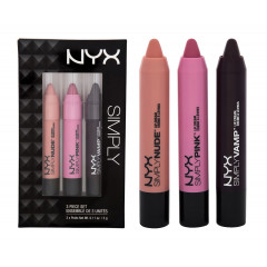NYX Simply Set Lipstick Set 02 Nude Pink V (3 x  g)