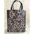 Victoria's Secret 2014 Black & White Faux Leather Leopard Print Tote Bag