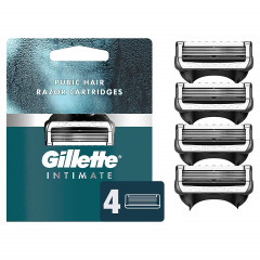 Замінні картриджі до чоловічого бритви для інтимних зон Gillette Intimate (4 шт)