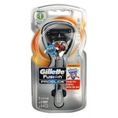 Бритва мужская Gillette Fusion ProGlide Silvertouch Flexball (1 станок 1 картридж 1 подставка)