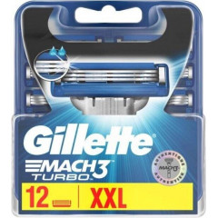 Знімні картриджі для бриття Gillette Mach3 Turbo (12 шт)