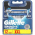 Gillette Mach3 Turbo Replacement Cartridges (12 pcs)