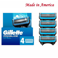 Змінні картриджі для бритви Gillette ProGlide Chill, виготовлені ​​в Америці (4 шт)