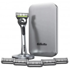 Gillette Labs shaving gift set (razor with stand and travel case and 6 cartridges)