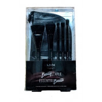 NYX Beauty Staple Essential Beaute brush set (5 brushes and cosmetic bag)
