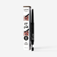 Олівець-помада для брів NYX Professional Makeup Fill & Fluff Ash Brown Попелюшно-коричневий (0,2 г)