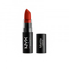 Матова помада для губ NYX Cosmetics Matte Lipstick Alabama - Цегляно-червоний MLS07.