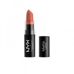 Матова помада для губ NYX Cosmetics Matte Lipstick Bare With Me - Блідий нюдовий MLS38