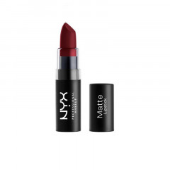 Matte lipstick for lips NYX Cosmetics Matte Lipstick Crazed Brick red MLS43