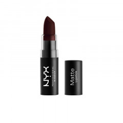 Matte lipstick for lips NYX Cosmetics Matte Lipstick Goal Digger Deep plum MLS45