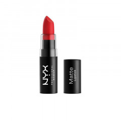 Matte lipstick for lips NYX Cosmetics Matte Lipstick Pure Red - Bright red-orange MLS08