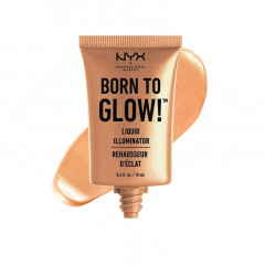 Хайлайтер кремовый NYX Cosmetics Born To Glow Liquid Illuminator (18 мл) Pure Gold - Gold pearl (LI03)