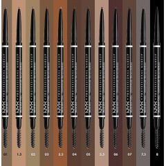 Карандаш для бровей nyx professional makeup micro brow pencil 08 black