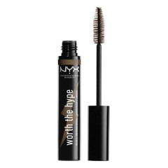 Колірна туш для війок NYX Cosmetics Worth the Hype Volumizing & Lengthening Mascara (7 мл та 5,25 мл) 02 Коричнево-чорна (WTHM02)