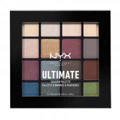 NYX Cosmetics Ultimate Shadow Palette (12 and 16 shades) Smokey&Highlight (usp01 palette.