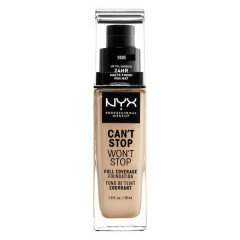 Тональна основа NYX Cosmetics Can't Stop Won't Stop Full Coverage Foundation NUDE (CSWSF06.5)