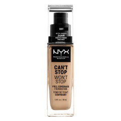 Тональна основа NYX Cosmetics Can't Stop Won't Stop Full Coverage Foundation BUFF (CSWSF10)