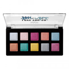 NYX Cosmetics Love You So Mochi Eyeshadow Palette (10 shades) ELECTRIC PASTELS 01 (LYSMSP01) with damages inside