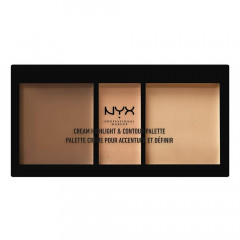 Палетка для контурингу NYX Cream Highlight and Contour Palette Medium