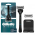 Men's razor for intimate zones Gillette Intimate, 2 blade cartridge, stand