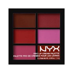 NYX Cosmetics PRO Lip Cream Palette (6 shades) The Plums (plcp04) lip cream palette.