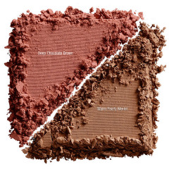 NYX Cheek Contour Duo Palette (2.5 grams) in Wine & Dine (CHCD04) - highlighter and contouring for the face.