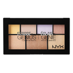 Палетка для стробинга NYX Cosmetics Strobe of Genius Illuminating Palette (7 відтінків)