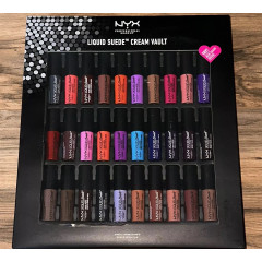 Набір рідких помад для губ NYX Cosmetics LIQUID SUEDE CREAM LIPSTICK VAULT II (30 х 1,4 мл)