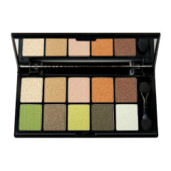 Palette of shadows NYX Cosmetics Runway Collection 10 Color Eye Shadow Palette Secret World (defect, tester)