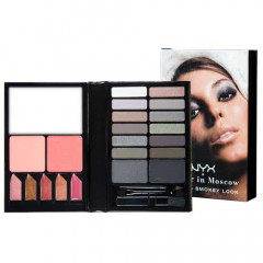 NYX Cosmetics Winter makeup set (14 shades of eyeshadows + 2 shades of blush + 5 lip glosses)