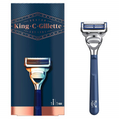 Станок Gillette King C Gillette для гоління шиї Neck Razor із одним запасним картриджем