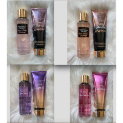 Парфумований набір Victoria's Secret з 4 спреями і 4 лосьонами для тіла Pure Seduction Love Spell Velvet Petals Bare Vanilla (4 по 250 мл і 4 по 236 мл)