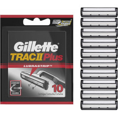 Gillette TRAC II Plus 10 pack interchangeable cartridges