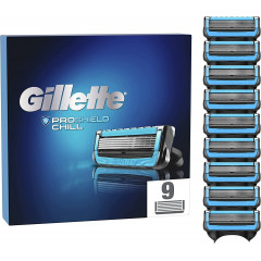 Replacement cartridges for Gillette ProShield Chill razor (9 pcs)